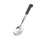 GenWare Black Handled Slotted Serving Spoon 34cm