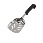 Genware Plastic Handle Chip Scoop Black