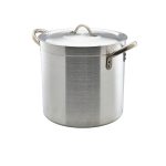 Aluminium Deep Stockpot With Lid 17Litre