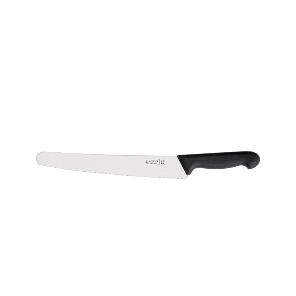 TH_8265-W-25 Giesser Curved Pastry Knife 9 3/4" Serr. - Image 1