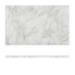 White Marble Agra Melamine GN 1/1 Slab 53 x 32.5cm