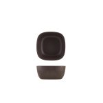 GenWare Melamine Black Aria Square Buffet Bowl 18.5cm