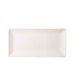 Luna Stoneware White Rectangular Plate 25 x 15cm/ 10 x 6"