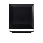 Luna Stoneware Black Square Plate 26cm/ 10.25"