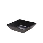 Luna Stoneware Black Square Bowl 17.5 x 5cm/ 7 x 2"