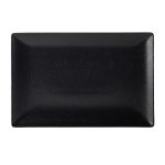 Luna Stoneware Black Rectangular Plate 30 x 20cm/ 12 x 8"