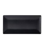 Luna Stoneware Black Rectangular Plate 30 x 15cm/ 12 x 6"