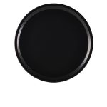 Luna Stoneware Black Pizza Plate 33cm/ 13"