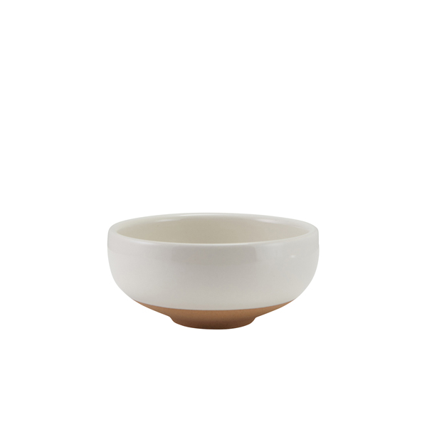 TH_BB-KW11 GenWare Kava White Stoneware Belly Bowl 11.5cm - Image 1