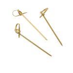 Bamboo Looped Skewers 9cm/ 3.5" (100pcs)