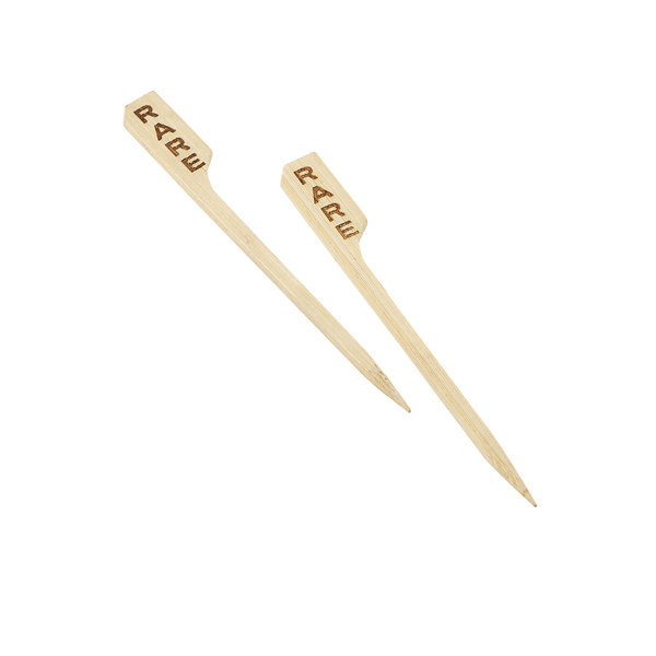 TH_BMBSM9-R Bamboo Steak Markers 9cm/ 3.5" Rare (100pcs) - Image 1