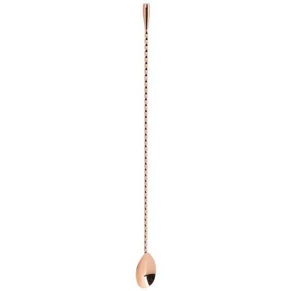 TH_BS-T35C Teardrop Bar Spoon 35cm Copper - Image 1