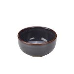 Rustic Stoneware Blue Round Bowl 11.5cm