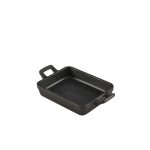 Mini Cast Iron Rectangular Dish 14x11x3cm