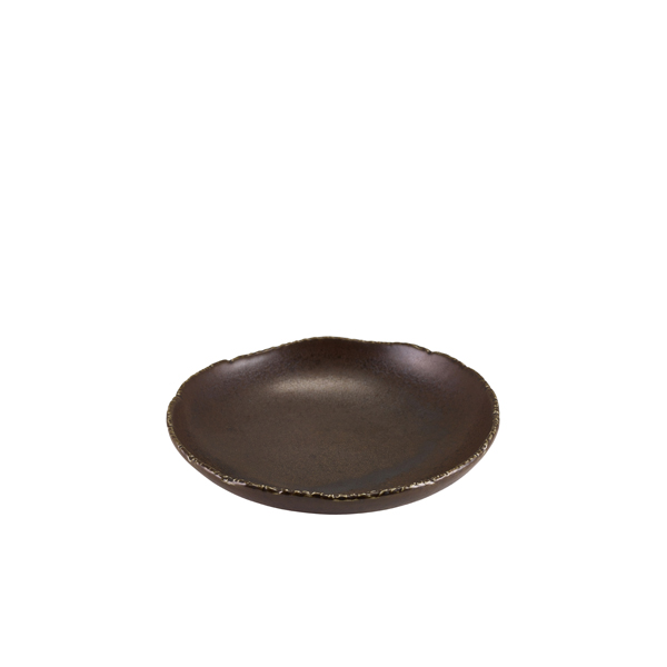 TH_CB-RKBK20 Roko Porcelain Cinder Black Coupe Bowl 20cm - Image 1