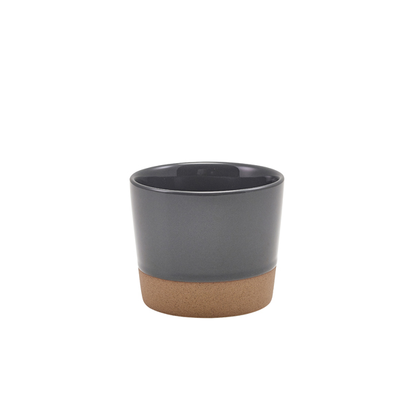 TH_CC-KDG9 GenWare Kava Dark Grey Stoneware Chip Cup 9 x 7.4cm - Image 1
