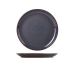 Rustic Stoneware Blue Coupe Plate 19cm