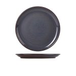 Rustic Stoneware Blue Coupe Plate 24cm