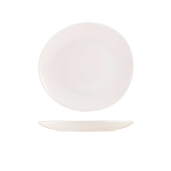 TH_CP-ISM24 Incise Porcelain Soma Coupe Plate 24.5cm/ 9" - Image 1