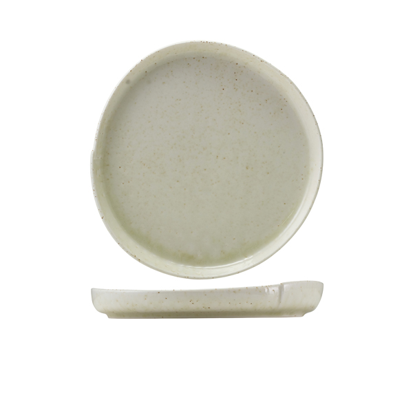 TH_CP-KSH23 Kozo Porcelain Shiro Coupe Plate 22.8cm - Image 1