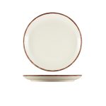 Sereno Stoneware Brown Coupe Plate 19cm