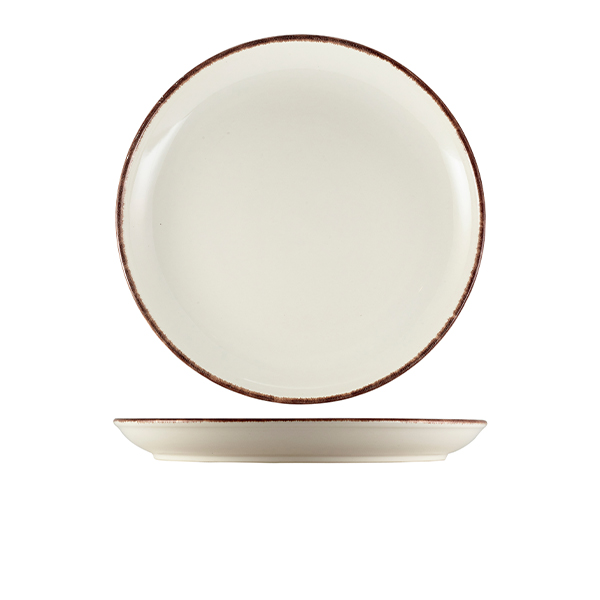 TH_CP-SBR27 Sereno Stoneware Brown Coupe Plate 27.5cm - Image 1