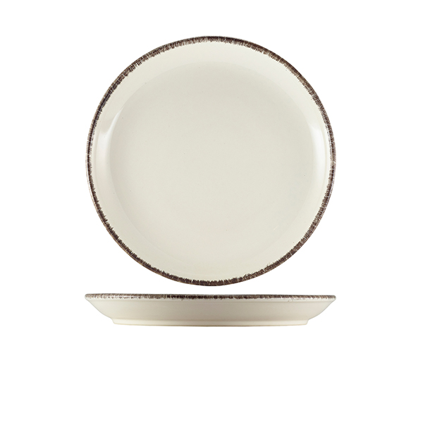 TH_CP-SG24 Sereno Stoneware Grey Coupe Plate 24cm - Image 1