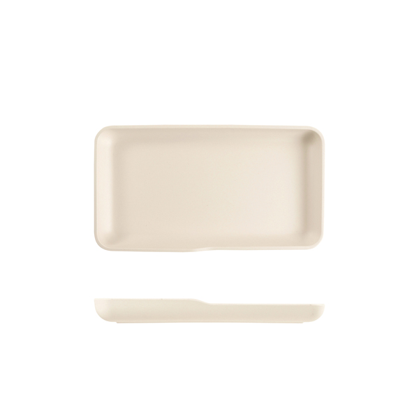 TH_CP130345 White Copenhagen Melamine GN 1/3 Platter 32.5 x 17.6 x 3.5cm - Image 1