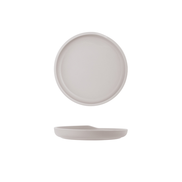 TH_CP172645 White Copenhagen Round Melamine Plate 17cm - Image 1