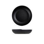 Black Copenhagen Melamine Coupe Bowl 24.5 x 5.3cm