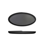 Black Copenhagen Oval Melamine Dish 40 x 20cm