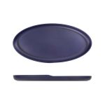 Denim Blue Copenhagen Oval Melamine Dish 47.5 x 24cm