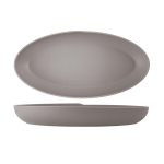 Sand Brown Copenhagen Oval Melamine Deep Dish 55 x 27.5 x 7.5cm