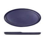 Denim Blue Copenhagen Oval Melamine Dish 55 x 27.5cm
