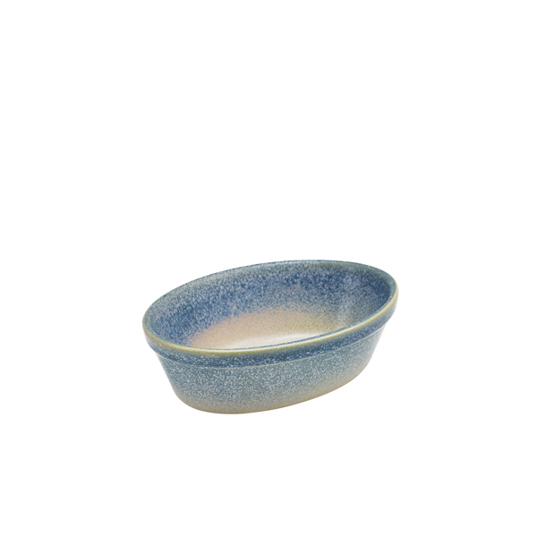 TH_CT-PD16C Forge Coast Stoneware Oval Pie Dish 16cm - Image 1
