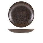 Terra Porcelain Black Deep Coupe Plate 28cm