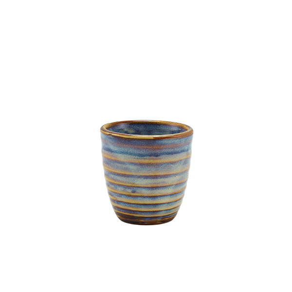 TH_DP-PBL3 Terra Porcelain Aqua Blue Dip Pot 8.5cl/ 3oz - Image 1