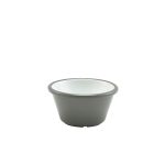 GenWare Melamine Grey And White Two Tone Ramekin 59ml/ 2oz