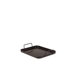 Black Enamel Tray 25 x 20cm