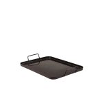 Black Enamel Tray 34 x 25cm