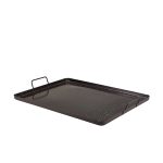 Black Enamel Tray 42 x 32cm
