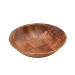 Woven Wood Bowls 10" Dia