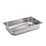 St/St Gastronorm Pan 1/1 - 100mm Deep