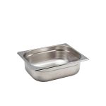 St/St Gastronorm Pan 1/2 - 100mm Deep