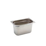 St/St Gastronorm Pan 1/4 - 150mm Deep