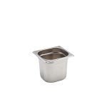 St/St Gastronorm Pan 1/6 - 150mm Deep