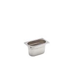 St/St Gastronorm Pan 1/9 - 100mm Deep