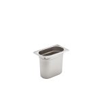 St/St Gastronorm Pan 1/9 - 150mm Deep