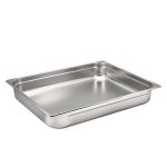 St/St Gastronorm Pan 2/1 - 100mm Deep