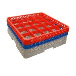 Genware 25 Comp Glass Rack With 2 Extenders